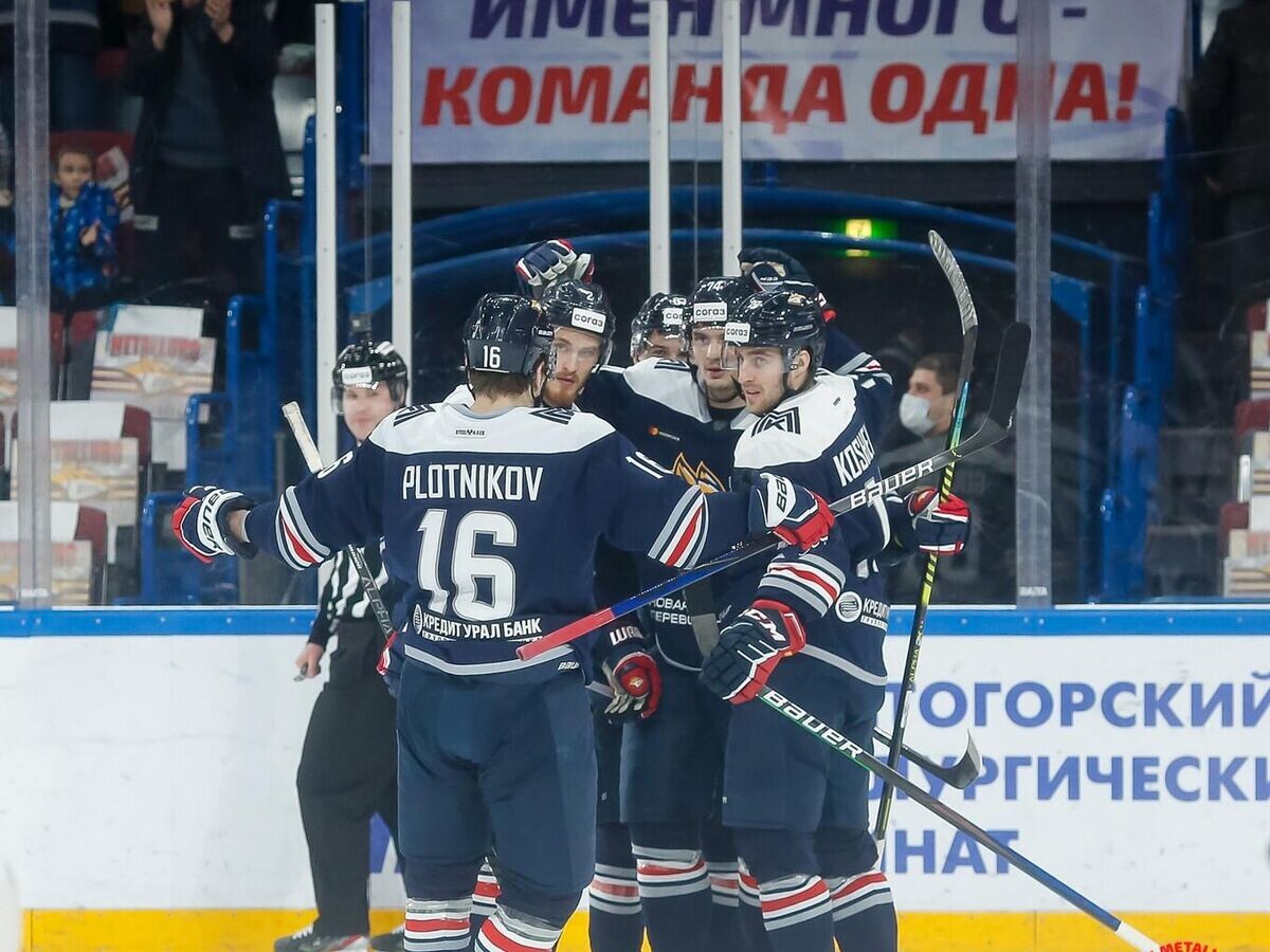    Хоккеисты "Металлурга" | © Фото : официальный сайт ХК "Металлург" (Магнитогорск)