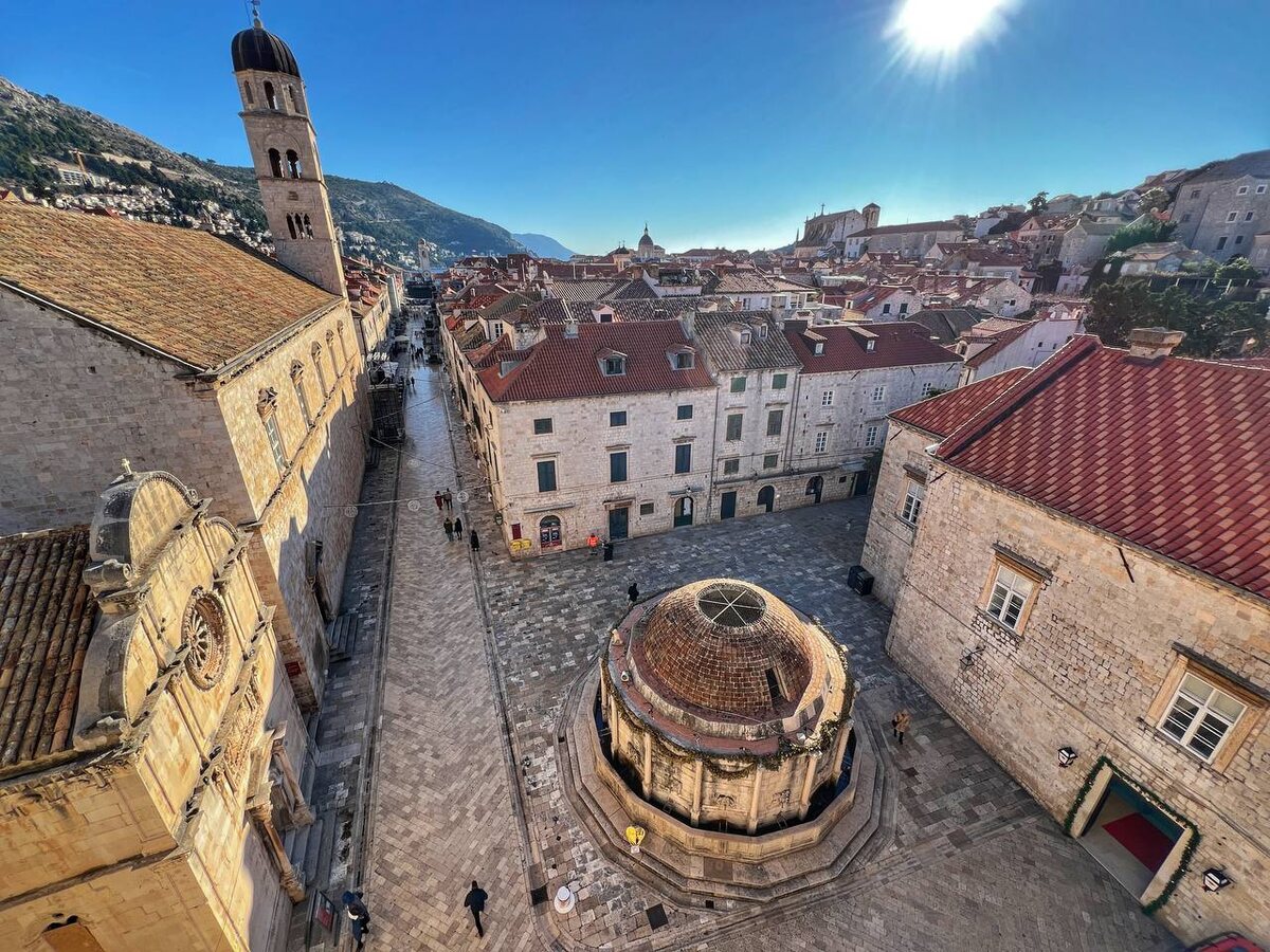 Вид со стен Дубровника, Хорватия. Фото автора 