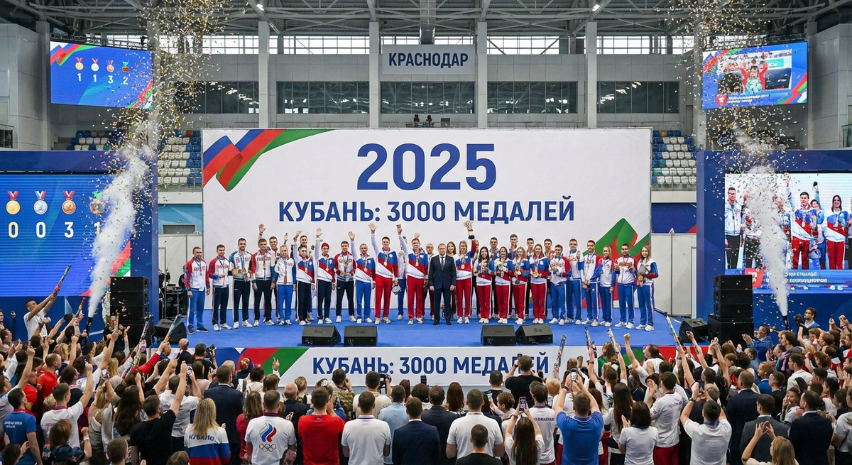 К 2025 году Краснодарский край уверенно закрепился в числе ведущих российских регионов по развитию спорта и достижений его спортсменов