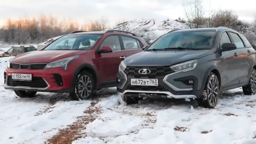Solaris KRX и Lada Vesta SW Cross 