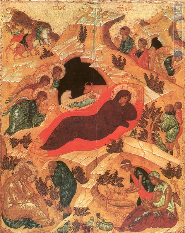 Рождество Христово, Андрей Рублев