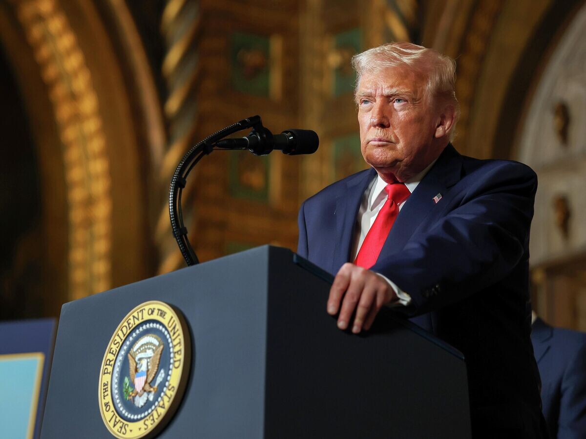    Президент США Дональд Трамп | © Getty Images / Tasos Katopodis