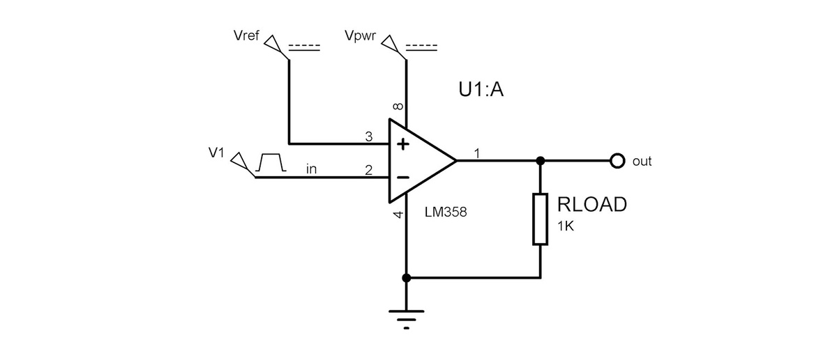 LM358 как компаратор