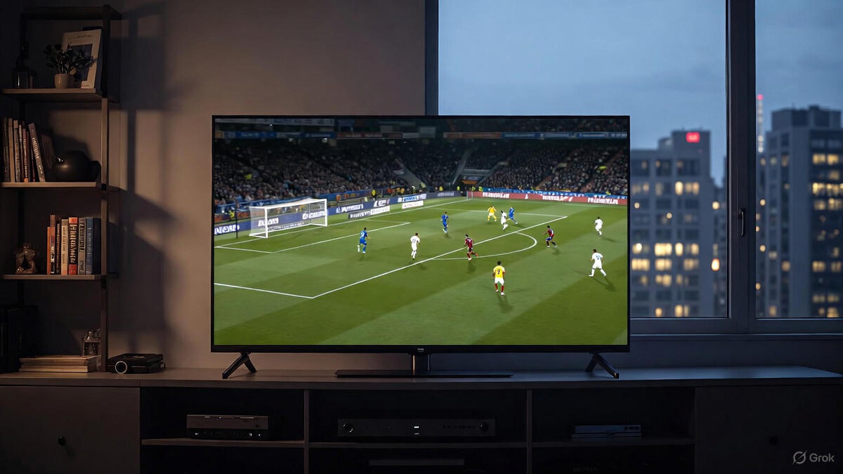    6 января 2026 года можно увидеть очередные трансляции футбола. Фото: ИИ