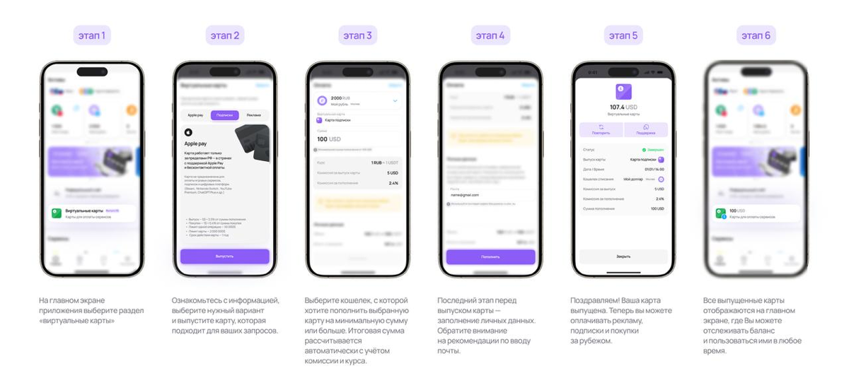 Инструкция, как получить виртуальную карту