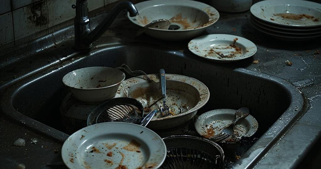 Почему нельзя оставлять грязную посуду на ночь