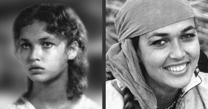    Маленькая Матлюба Алимова, чьё детство было омрачено разводом родителей.