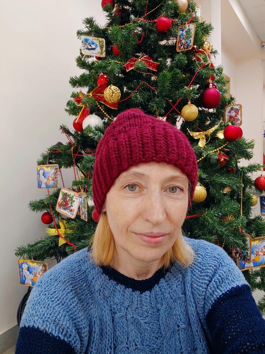 Стильные вязаные шапки от Оксаны Тимофеевой