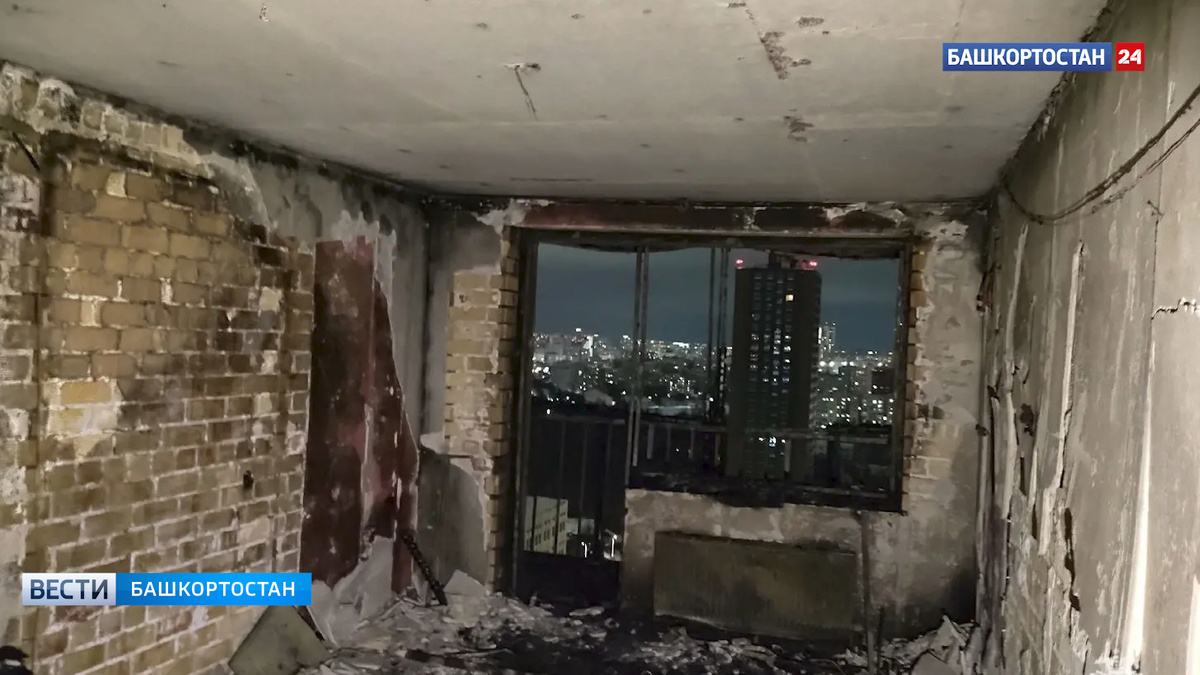    В Уфе огнеборцы спасли 50 человек из горящего многоквартирного дома на Комсомольской