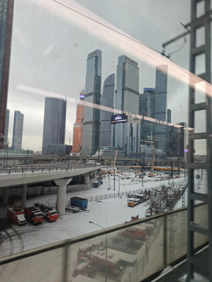 Еду в электричке 