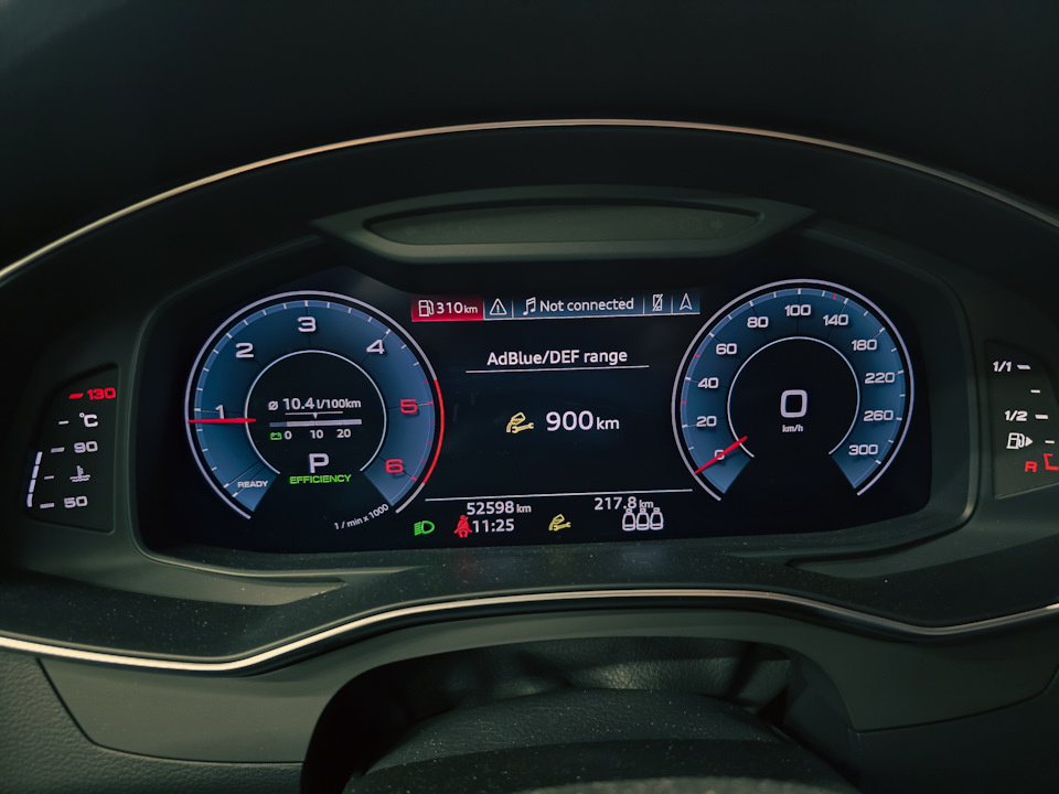 Audi A6 C8 2018 40 TDI (2.0 204 hp) — отключение мочевины AdBlue (SCR OFF) + чип-тюнинг Stage 1 до ~250 hp