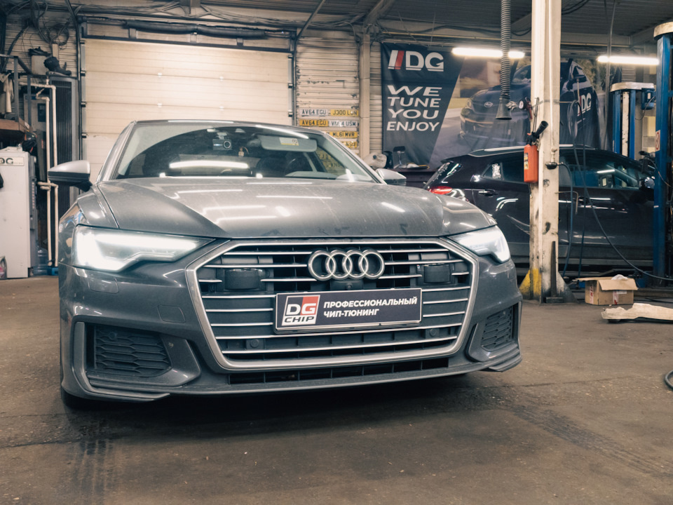 Audi A6 C8 2018 40 TDI (2.0 204 hp) — отключение мочевины AdBlue (SCR OFF) + чип-тюнинг Stage 1 до ~250 hp