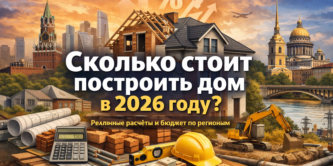 Сколько стоит построить дом в 2026 году: честный разбор цифр, ошибок и реальных бюджетов