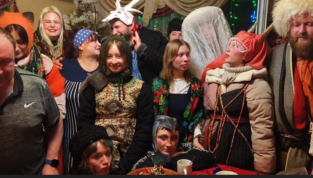 К нам приходили колядовать 