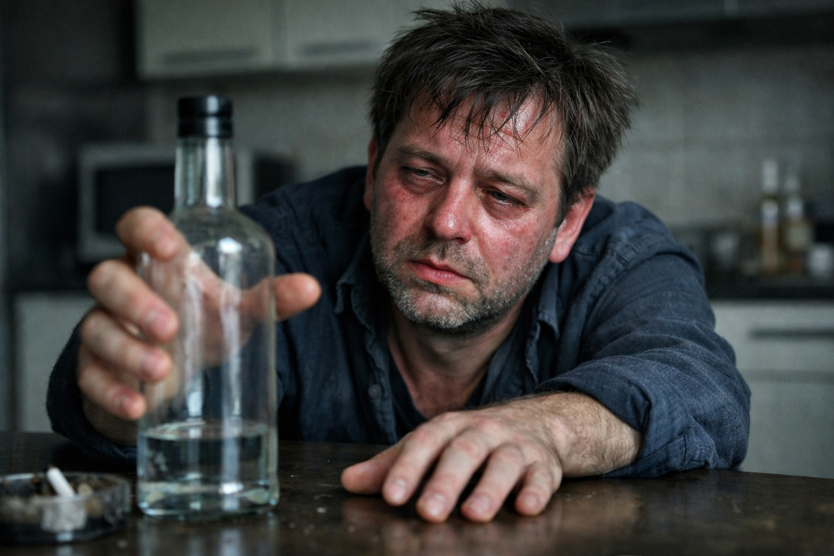 Как мозг заставляет тебя пить, чтобы не сойти с ума от позора.
