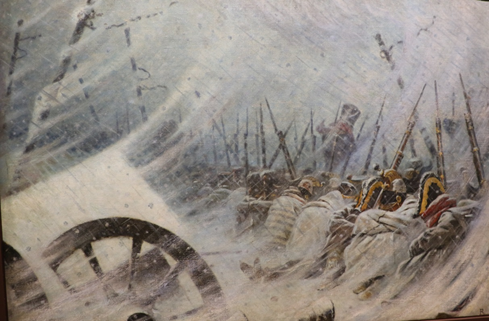 Рисунок 3.1. Василий Верещагин «Ночной привал Великой армии»,  Государственный Исторический музей, Москва. Фотография С.П. Якуцени ©
