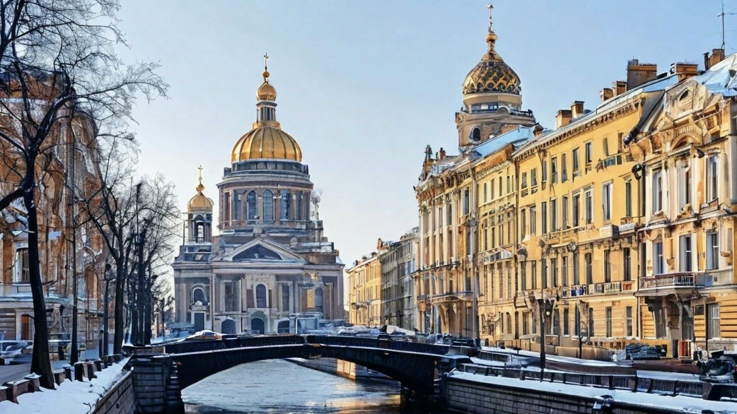 Зимний Петербург