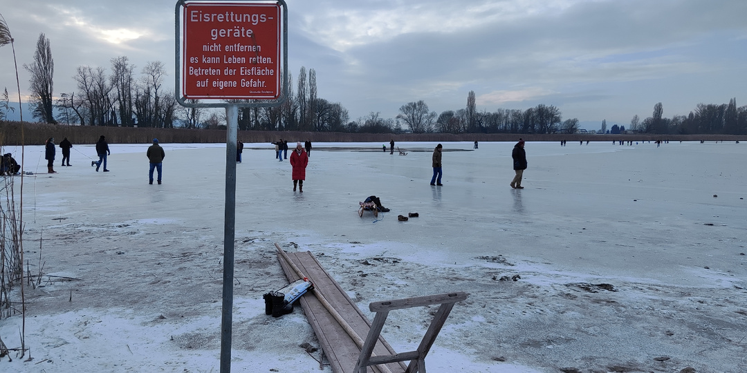 Редкое природное явление - лёд на Боденском озере: прогулки среди зимних красот по острову Райхенау