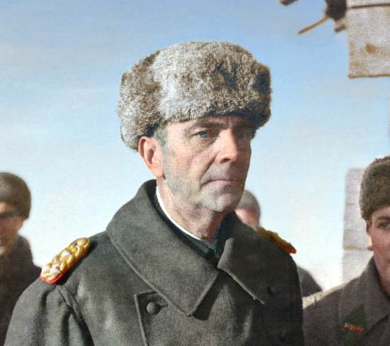 Паулюс. Первые дни плена.