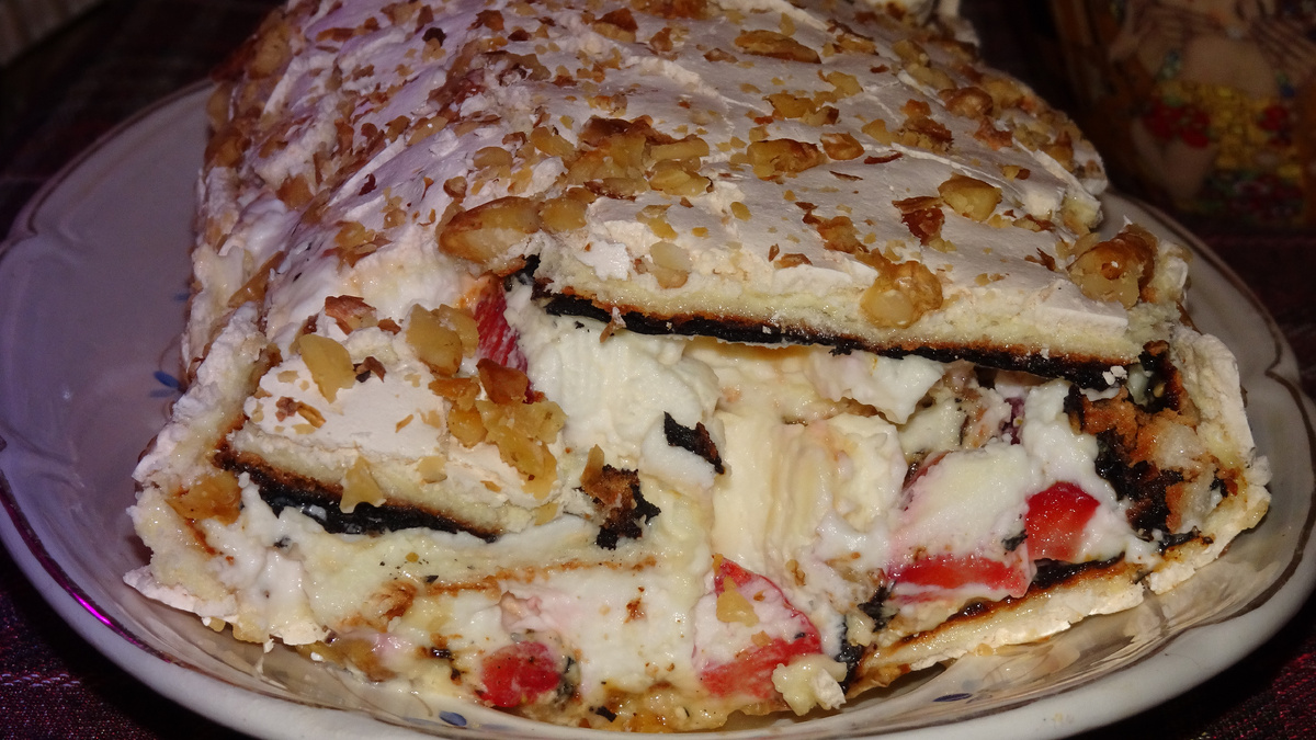 Явно видны горелые края