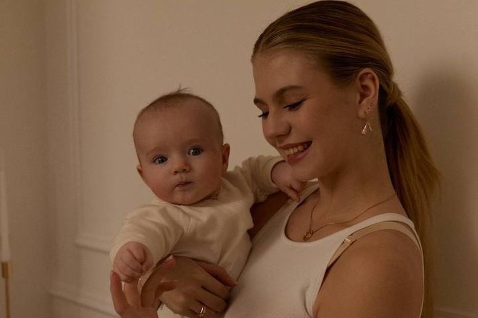    Мише исполнилось пять месяцев. Фото: t.me/avtrusovaofficial