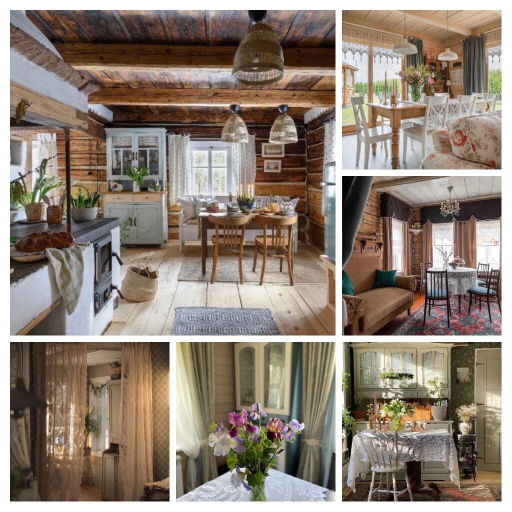 Коллаж автора из фото из открытого доступа в интернете. Один из многих коллажей в моей копилке, что вдохновляет на дачный уют и вообще на уютную атмосферу.