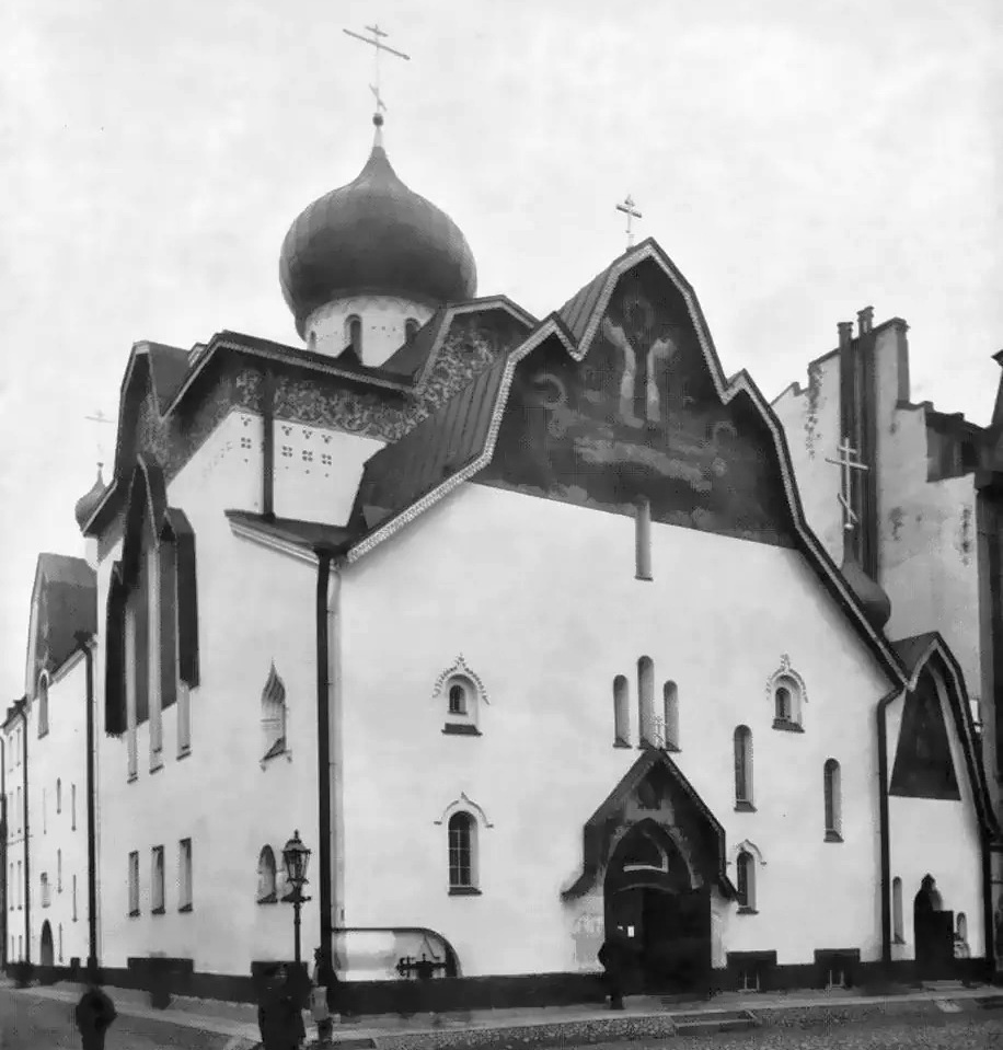 Церковь Казанской Божией Матери. Фото 1913 года, автор Карл Булла, с сайта pastvu.com