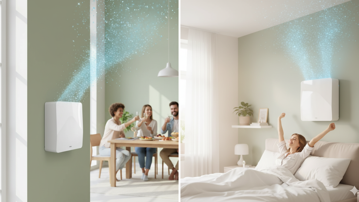 Единственный способ обеспечить печень кислородом без выстуживания квартиры — принудительная приточная вентиляция. 