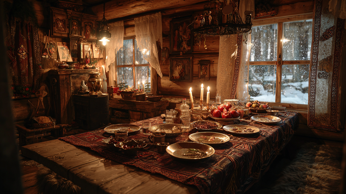 🔥 Мгновение обряда: первые лучи солнца, смолёные свечи загораются в руках. Огонь кругом — и в душе каждого.