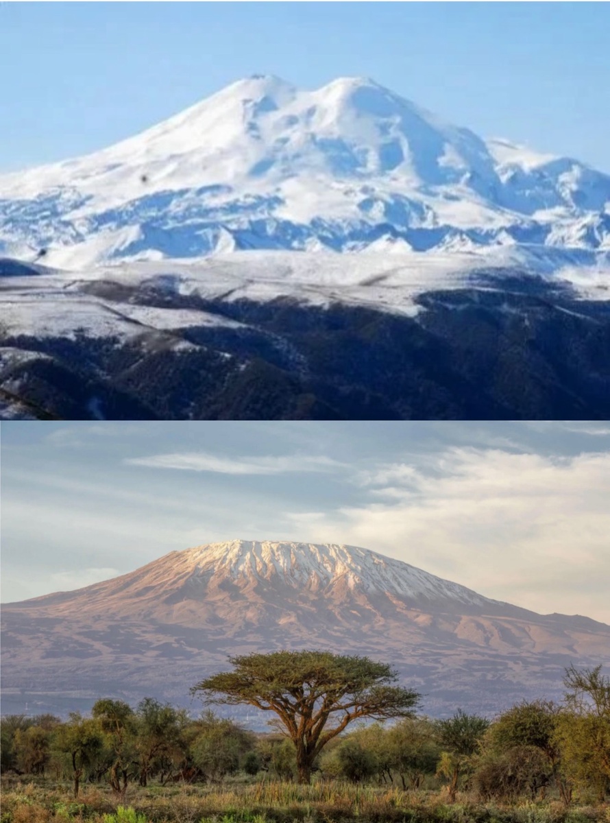 Эльбрус и Килиманджаро