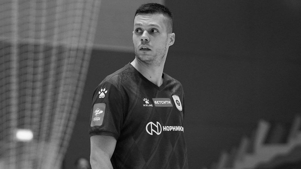    32-летний бразильский футзалист Алекс Фелипе умер после матча. Фото: пресс-служба МФК "Норильский Никель"