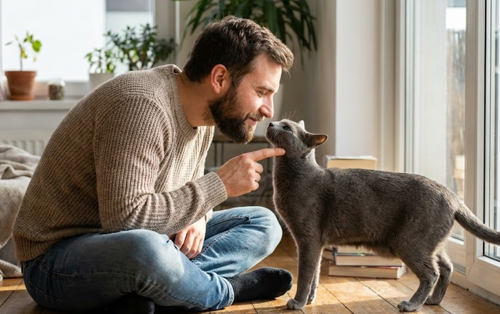 Почему кот лезет на руки к тем, кто его не выносит? / Изображение: AlphaPet