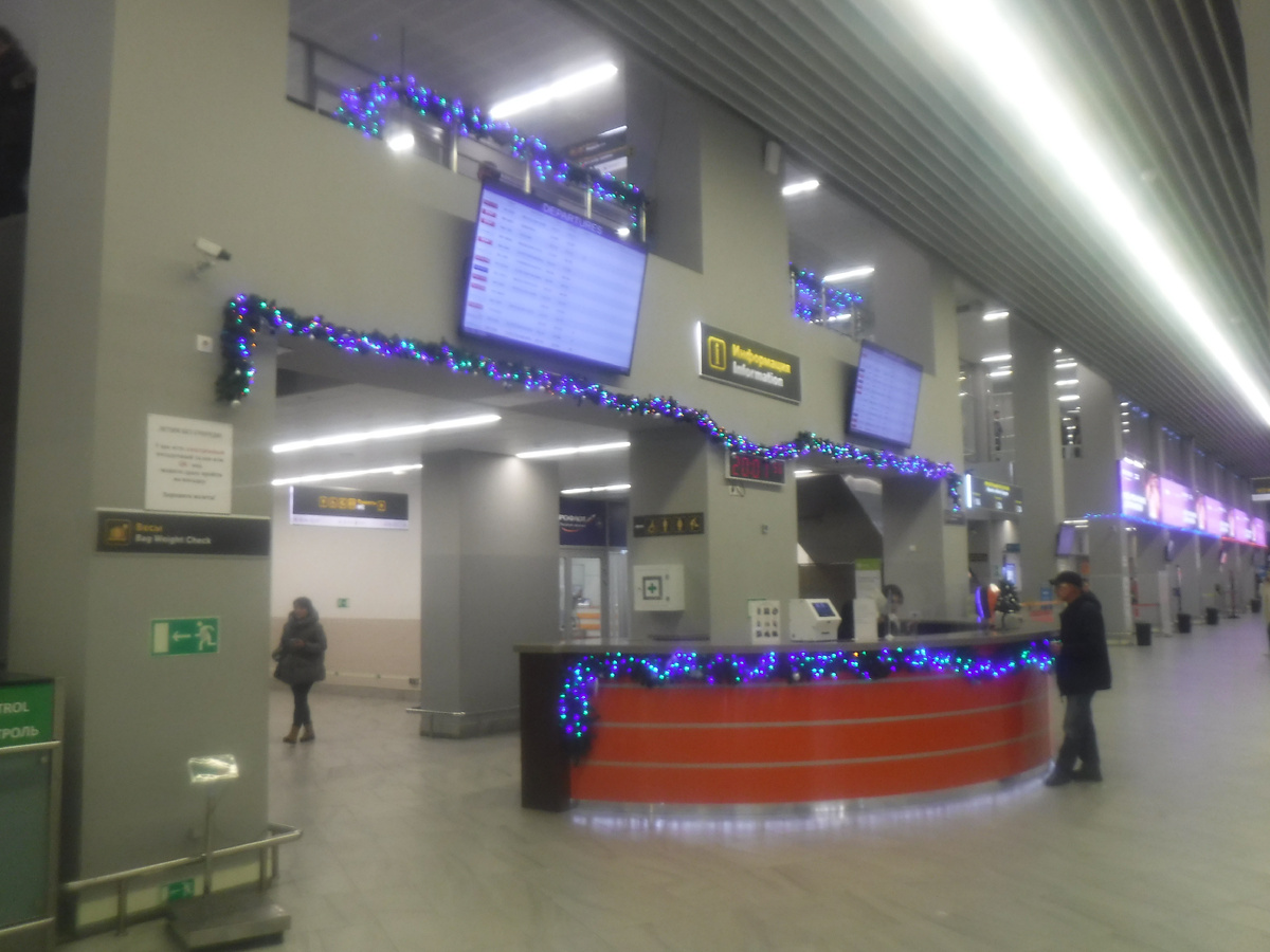 В аэропорту Калиниграда. Храброо значтельно меньше Пулково 