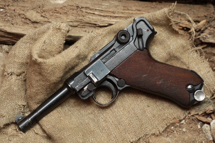 Luger P08 появился в 1900 году и использовался в Германии