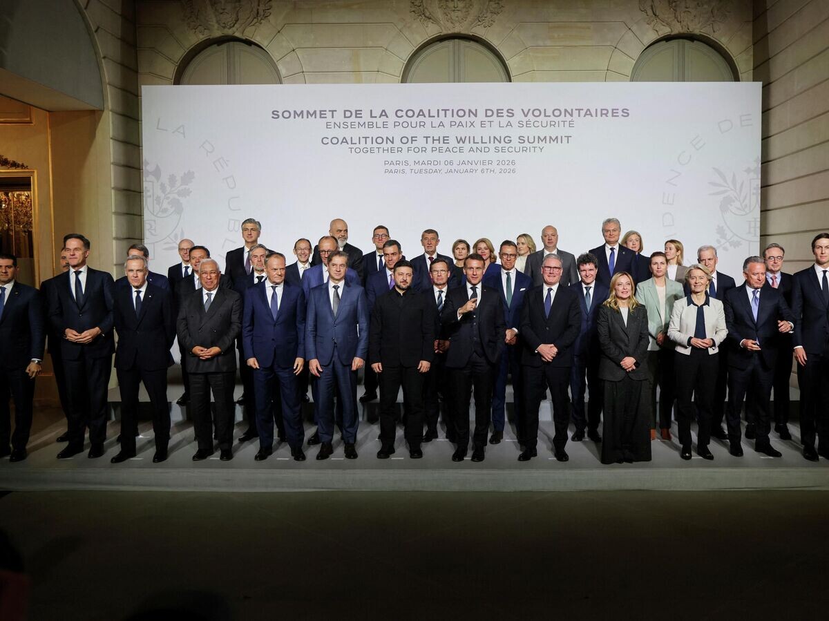    "Коалиция желающих" в Елисейском дворце в Париже | © REUTERS / LUDOVIC MARIN