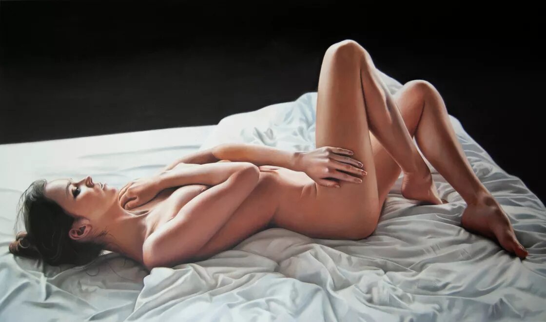 КАРТИНА ХУДОЖНИКА ВАЛЕРИЯ ЦВЕТКОВА / Valeri Tsvetkov / ОБНАЖЕННАЯ ЭЛЕГАНТНОСТЬ / 2025
