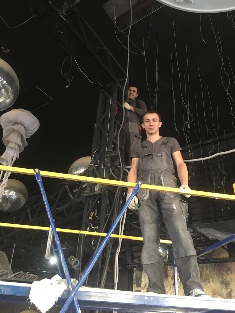 Фото когда мы работали на клубе