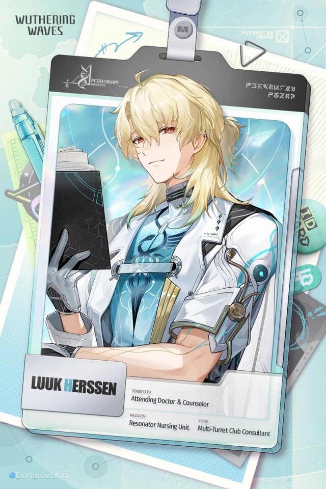    Люк Герссен в анонсе для версии 3.1 Wuthering Wave