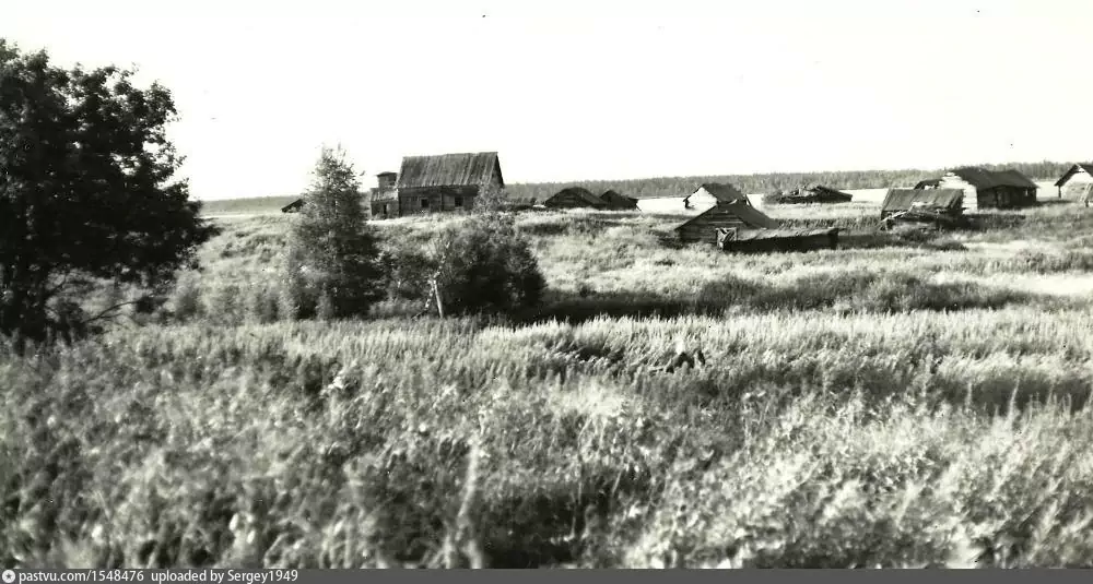 Деревня Луза Кировской области. 1970-1980-е. Источник https://pastvu.com/p/1548476.
