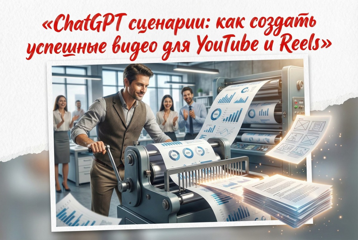    Эффективные сценарии ChatGPT для создания привлекательных видео на YouTube и в Reels Евгений Прокушев