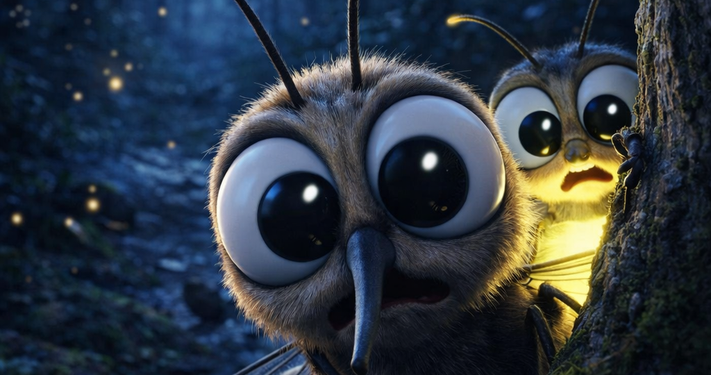 Сказка про комарика, который боялся темноты