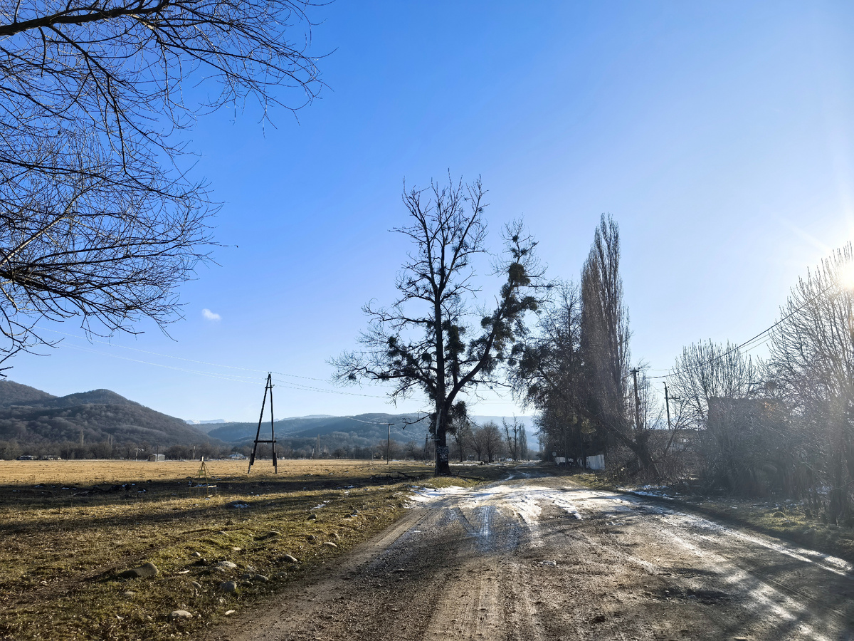 Въезд в хутор Лесо-Кяфарь.