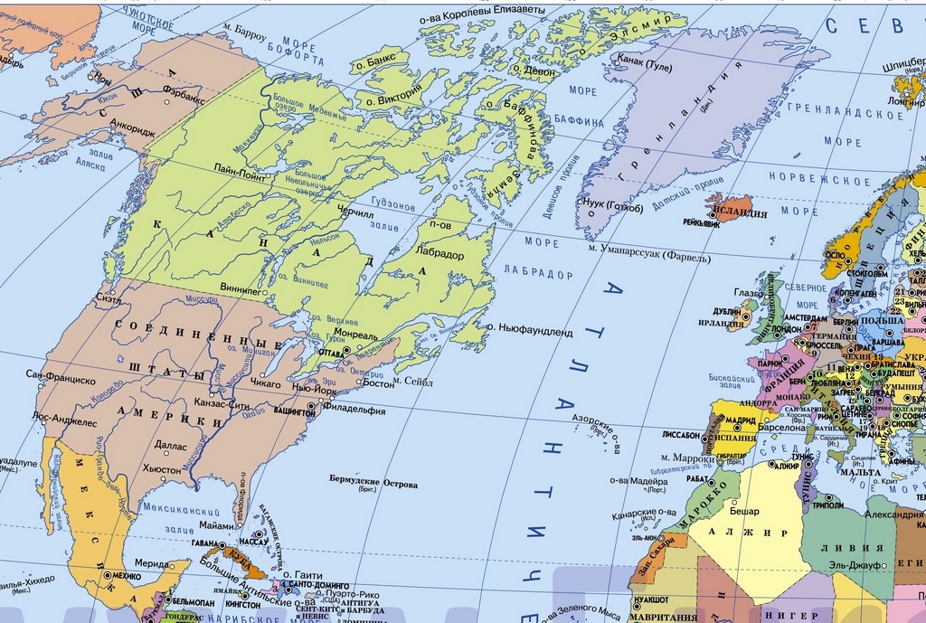 Карта района предстоящих действий 