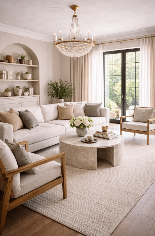 Ремонт гостиной под ключ