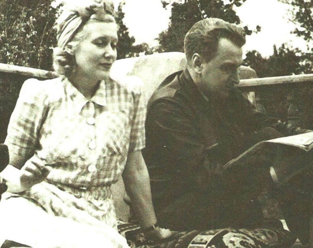 Любовь Орлова с мужем