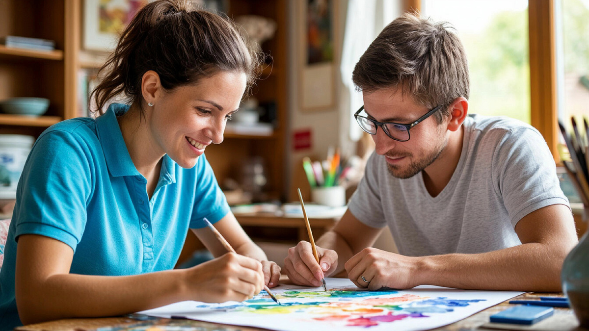 Совместная акварель