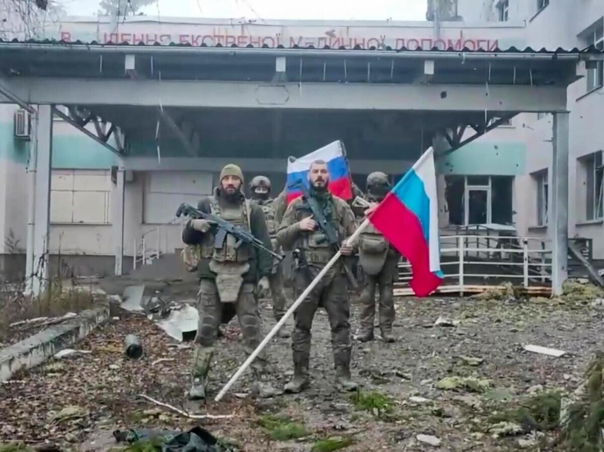    Российские военные в освобожденном Купянске | © РИА Новости / Министерство обороны РФ