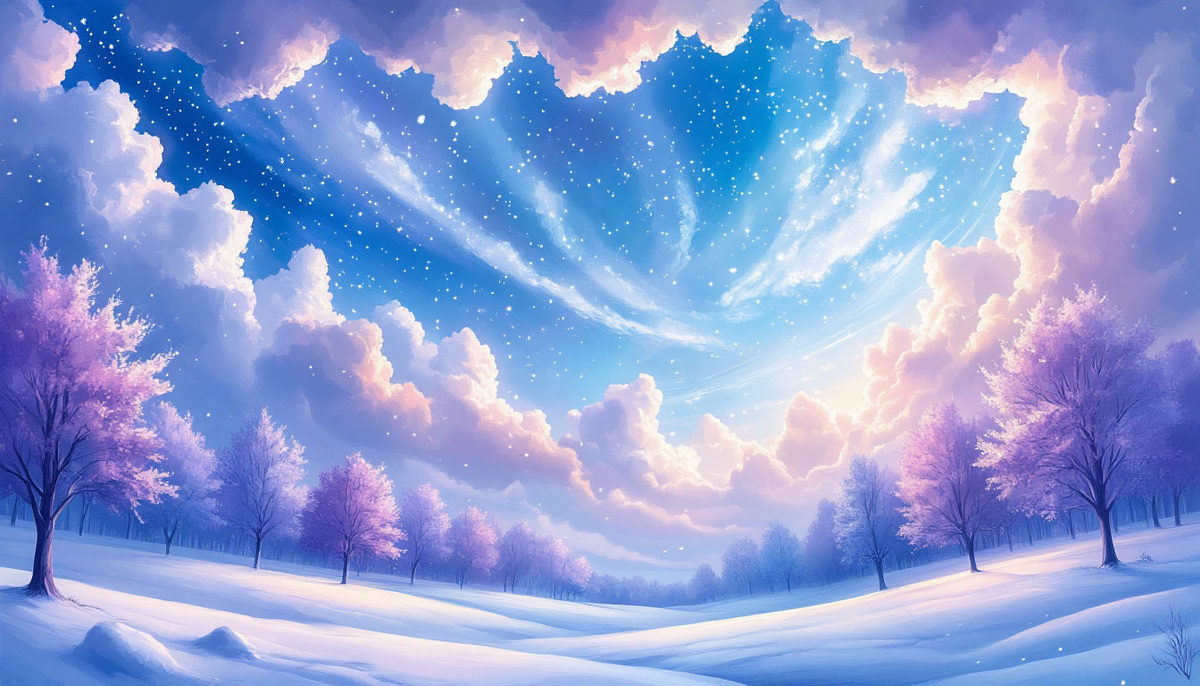 Калейдоскоп небес. Изображение от ИИ Шедеврум