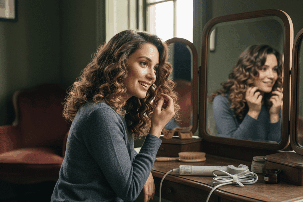    Универсальный стайлер: как выпрямить волосы без пара и завить без Коанда? TELZEN