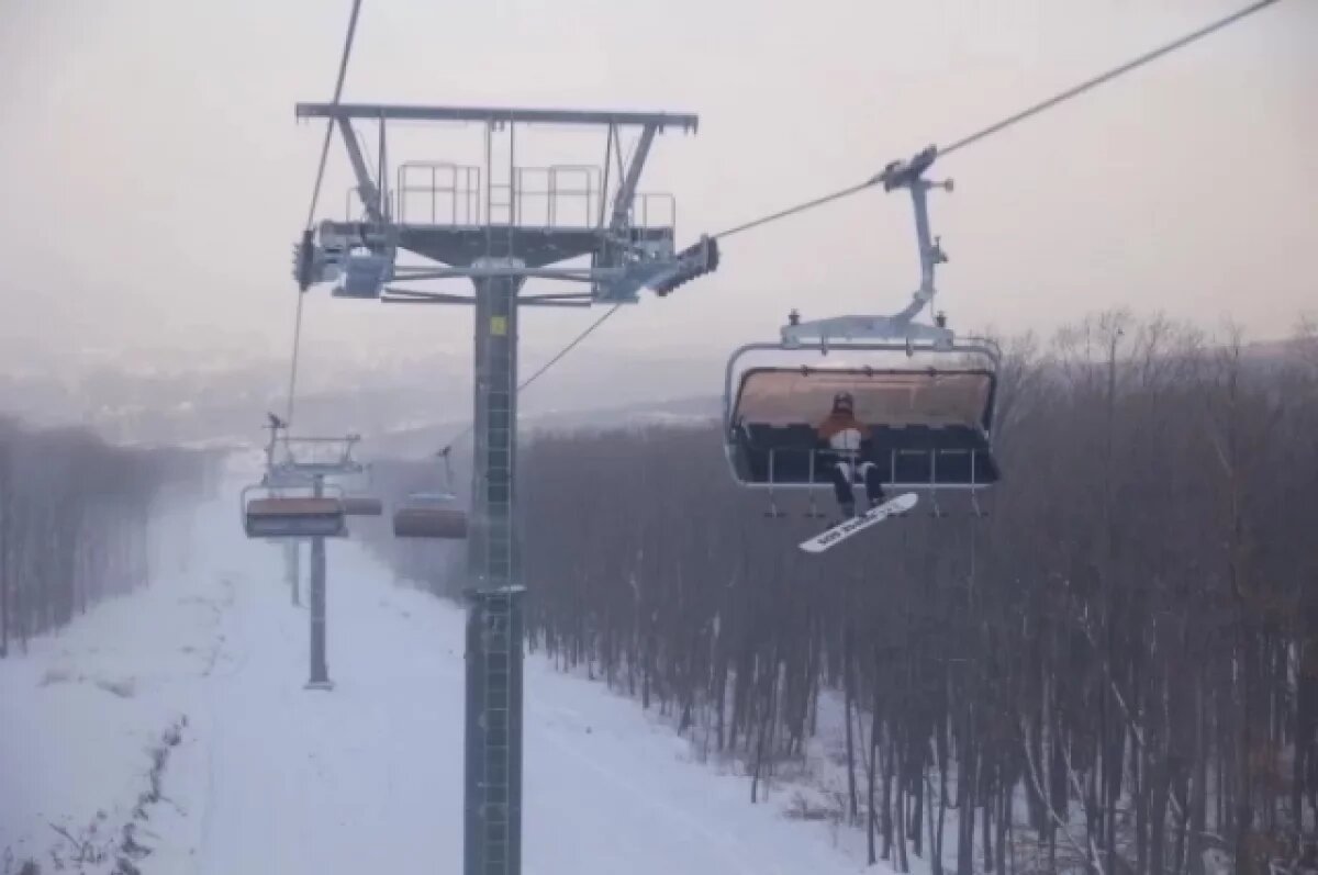    На горнолыжном курорте в Арсеньеве запретили катания на санках и ватрушках